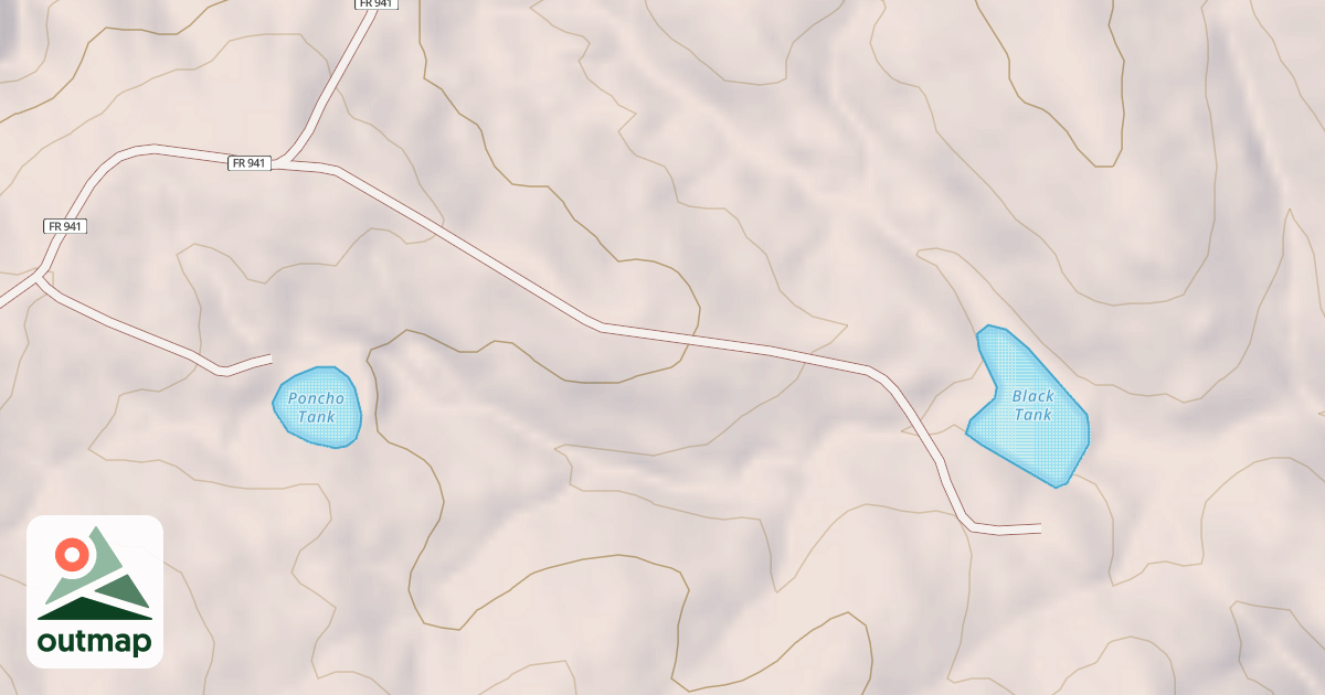 Map of USFS Motor Vehicle Use Map Roads {D6F50F15-C08B-486F-8EA6-0873A6977880}