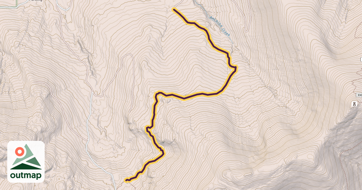 Map of Cabin Trail