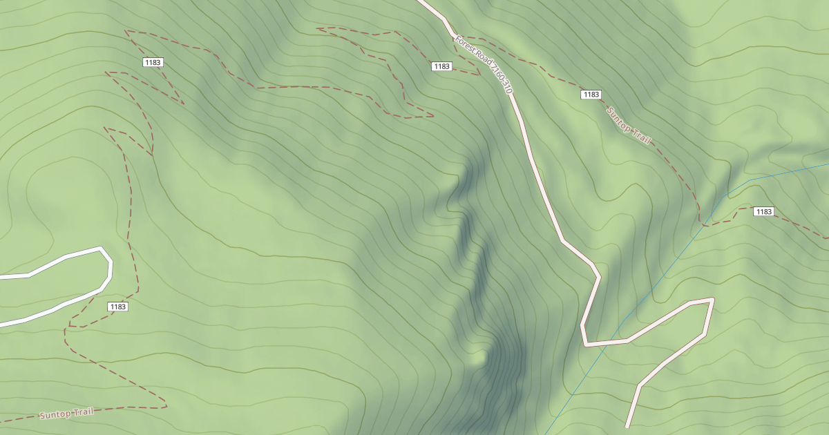Map preview of Suntop Trail