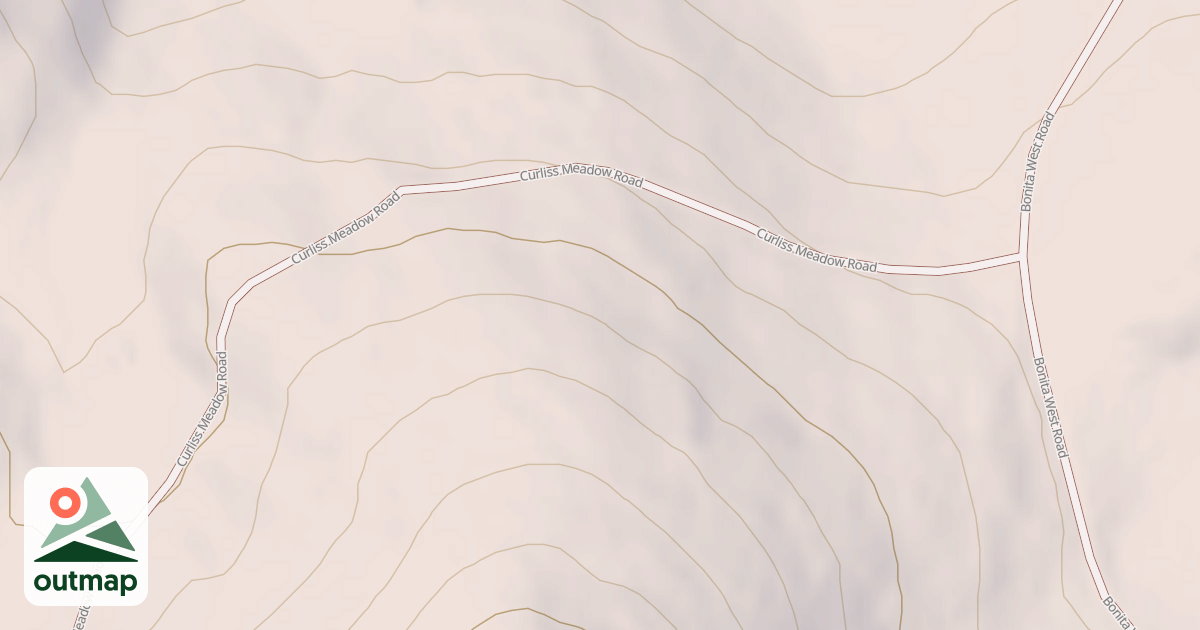 Map of CURLISS MDW.