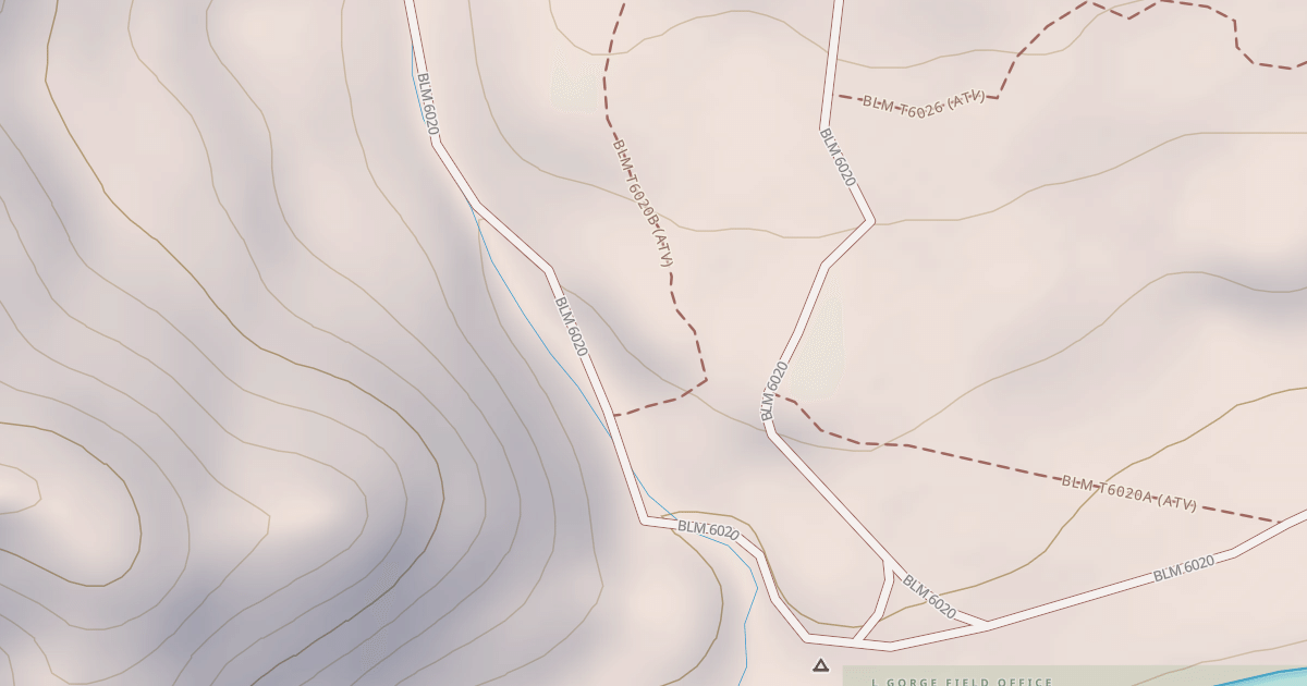 Map preview of Blm T6020b