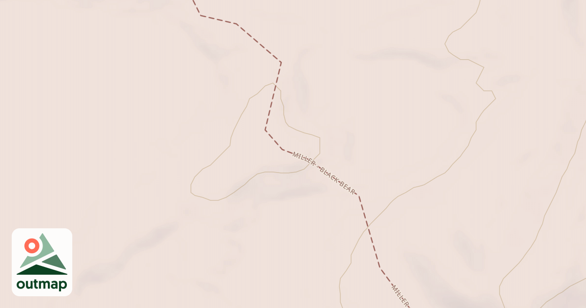 Map of Miller-Black Bear Trail