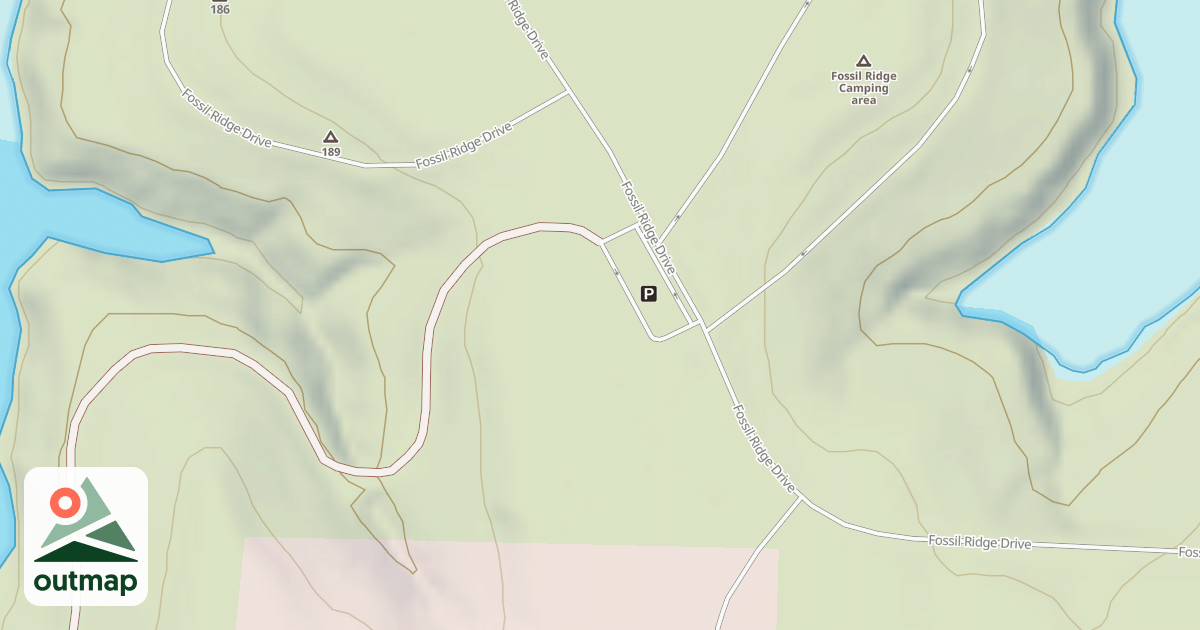 Map of Pee Wee Practice Area