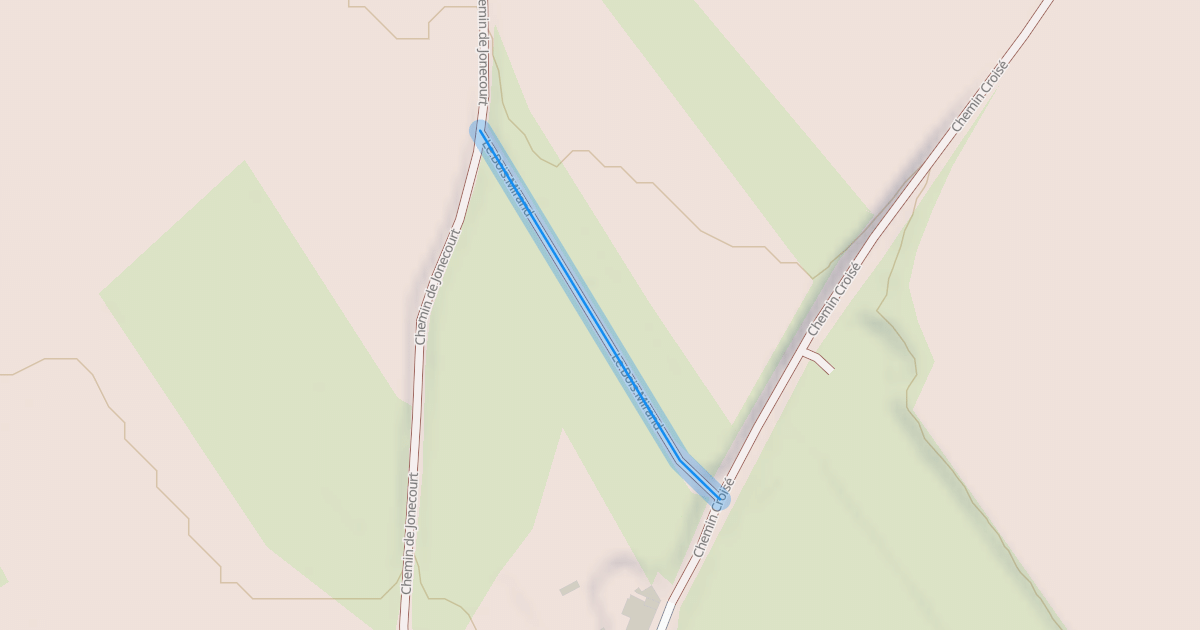 Map preview of Le Bois Mirand