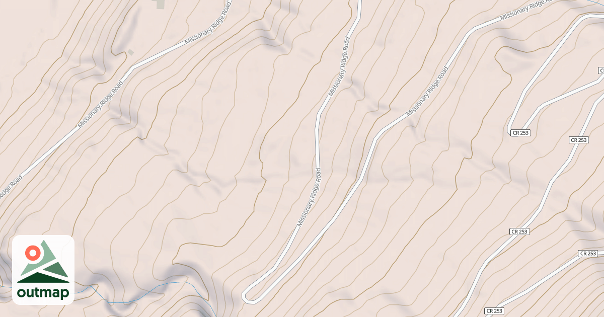 Map of MISSIONARY RIDGE