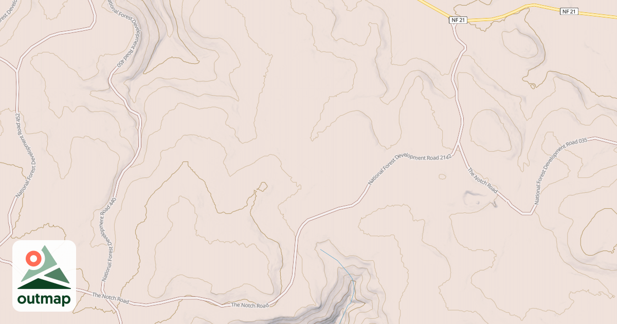 Map of USFS Motor Vehicle Use Map Roads {DB35B0E9-7F5C-4E86-8220-A79A00AD8A53}