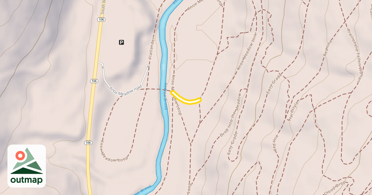 Map of Knox Meadow Loop