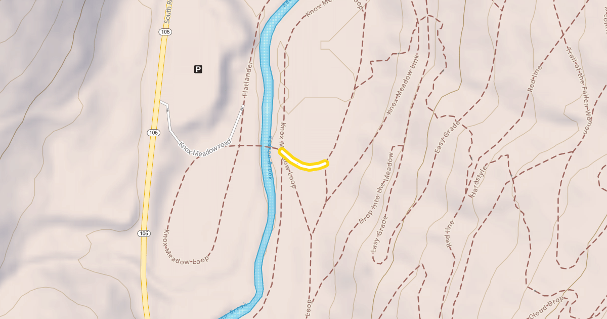 Map preview of Knox Meadow Loop