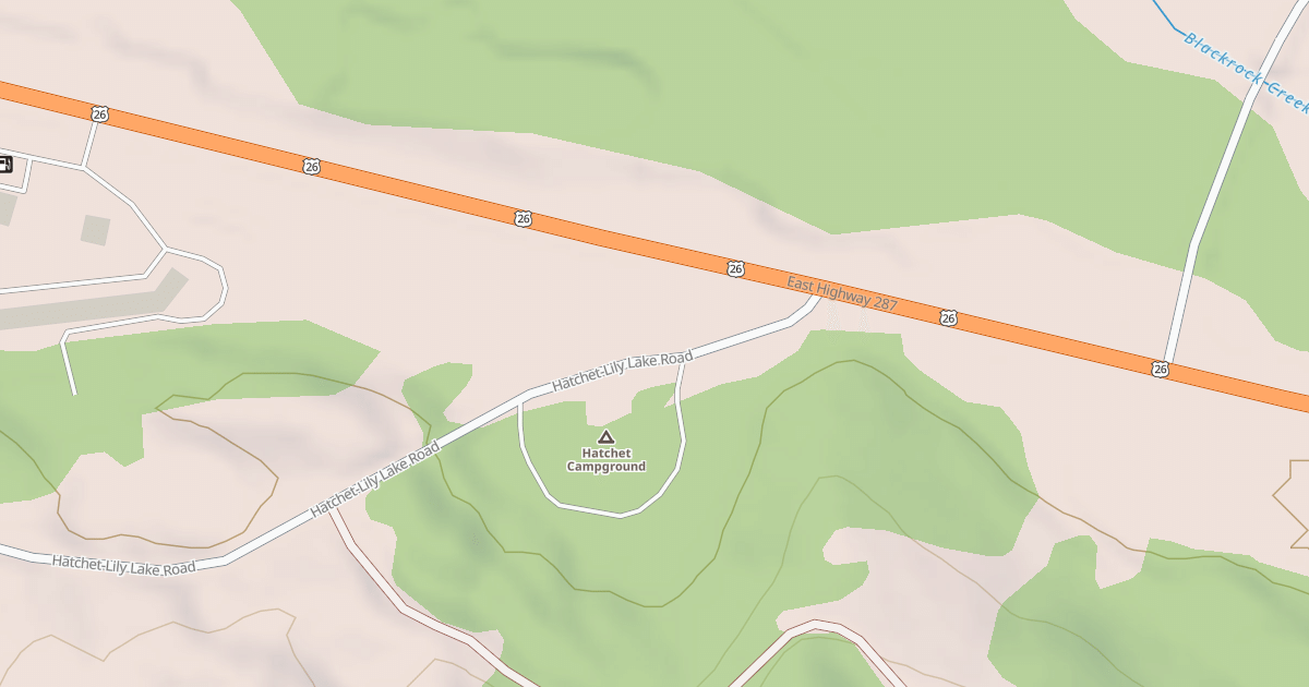 Map preview of HATCHET-LILY LAKE
