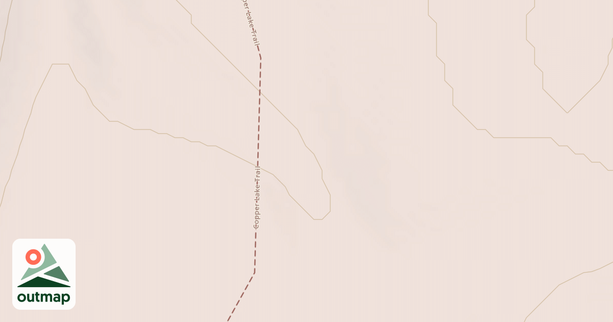 Map of Copper Lake Trail