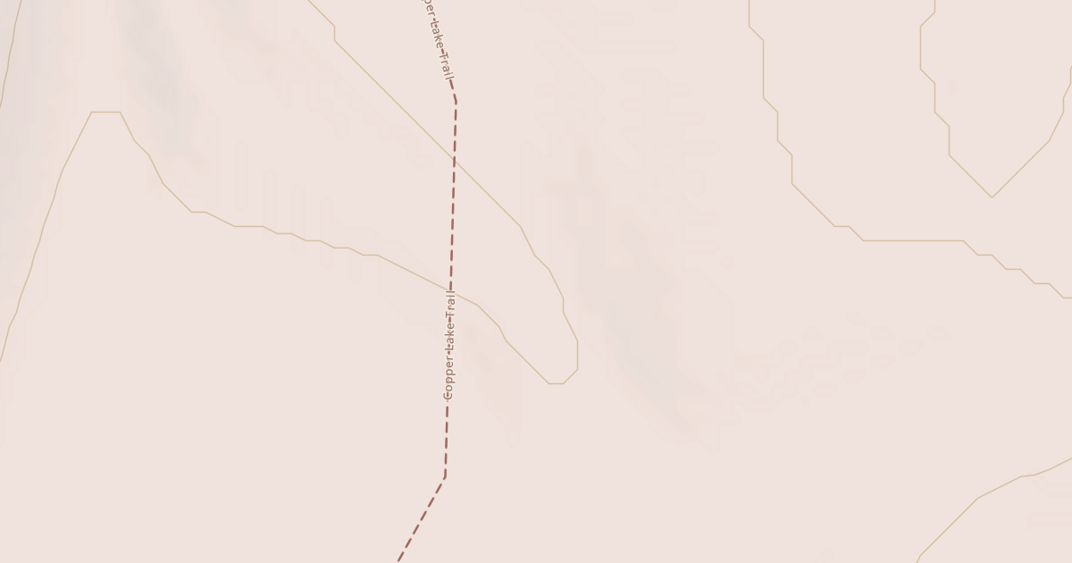 Map preview of Copper Lake Trail