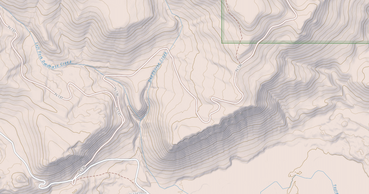 Map preview of DEADHORSE CREEK