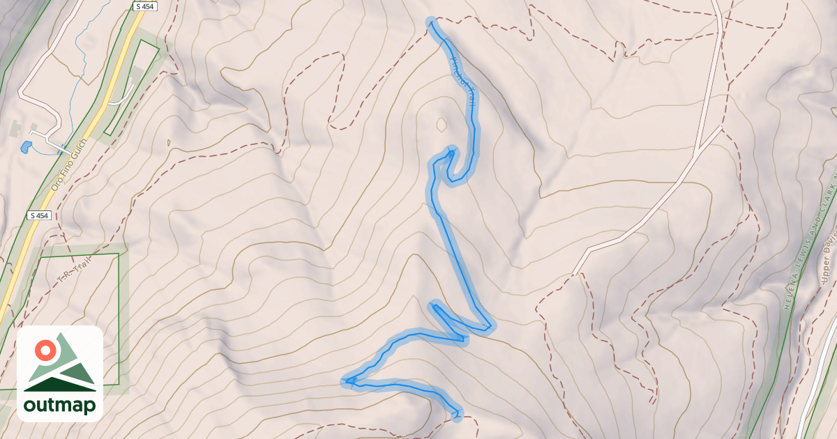 Map of Pinchot Trail