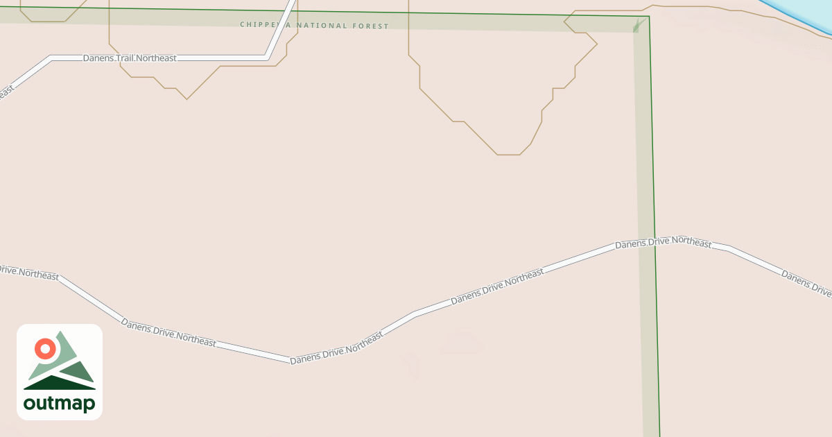 Map of DANENS DRIVE SPUR F