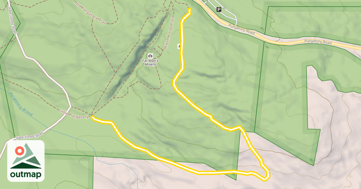 Map of Charley's Loop Trail
