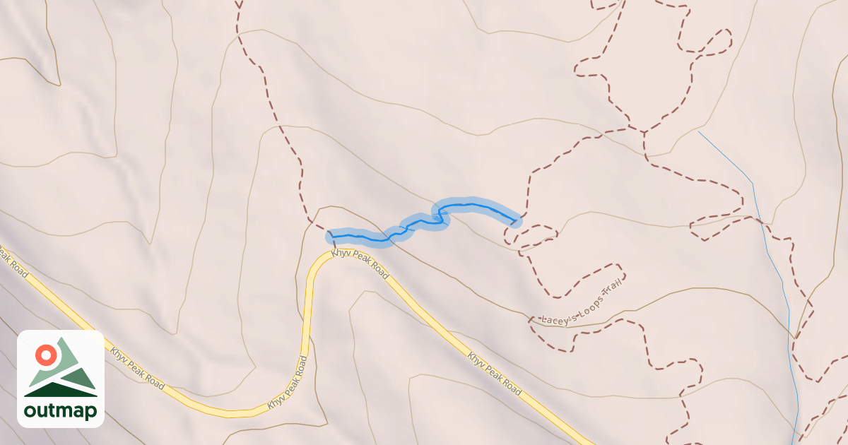 Map of Lacey and Luna Connector Trail
