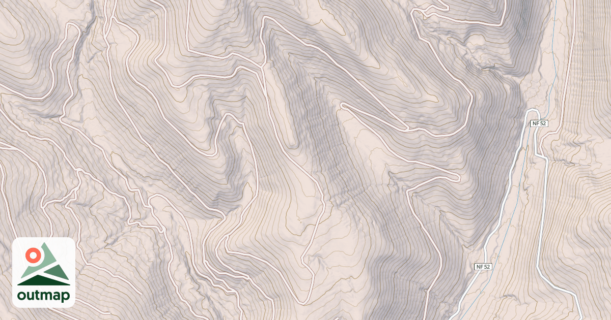 Map of LONG CREEK RIDGE