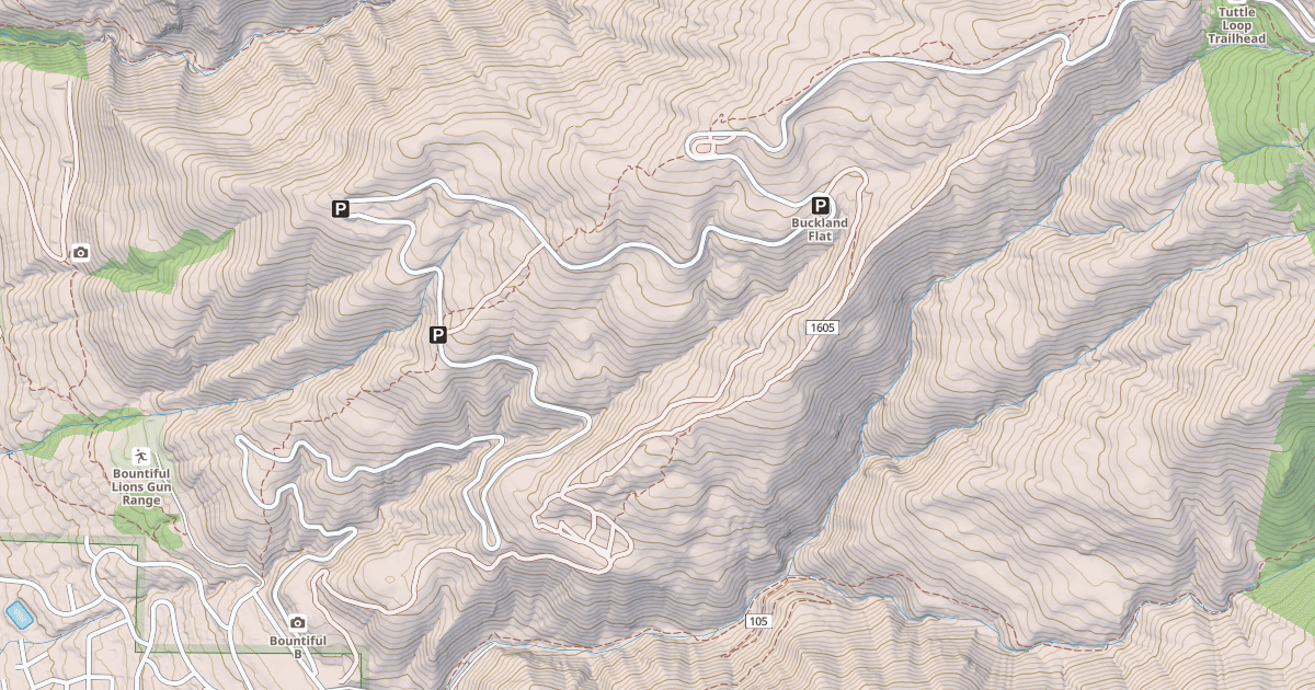 Map preview of WARD CANYON