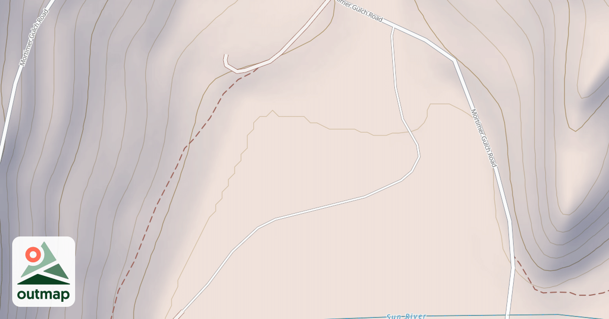 Map of BLACKTAIL TRAILHEAD/DAM ACCESS