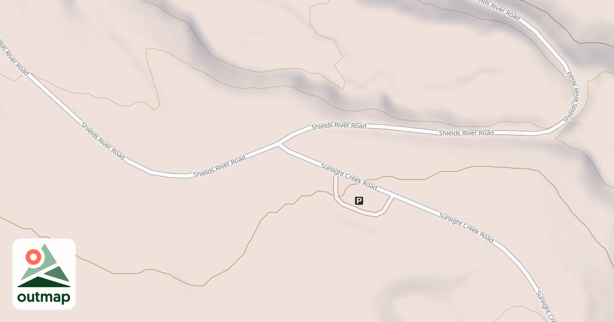Map of SUNLIGHT CREEK