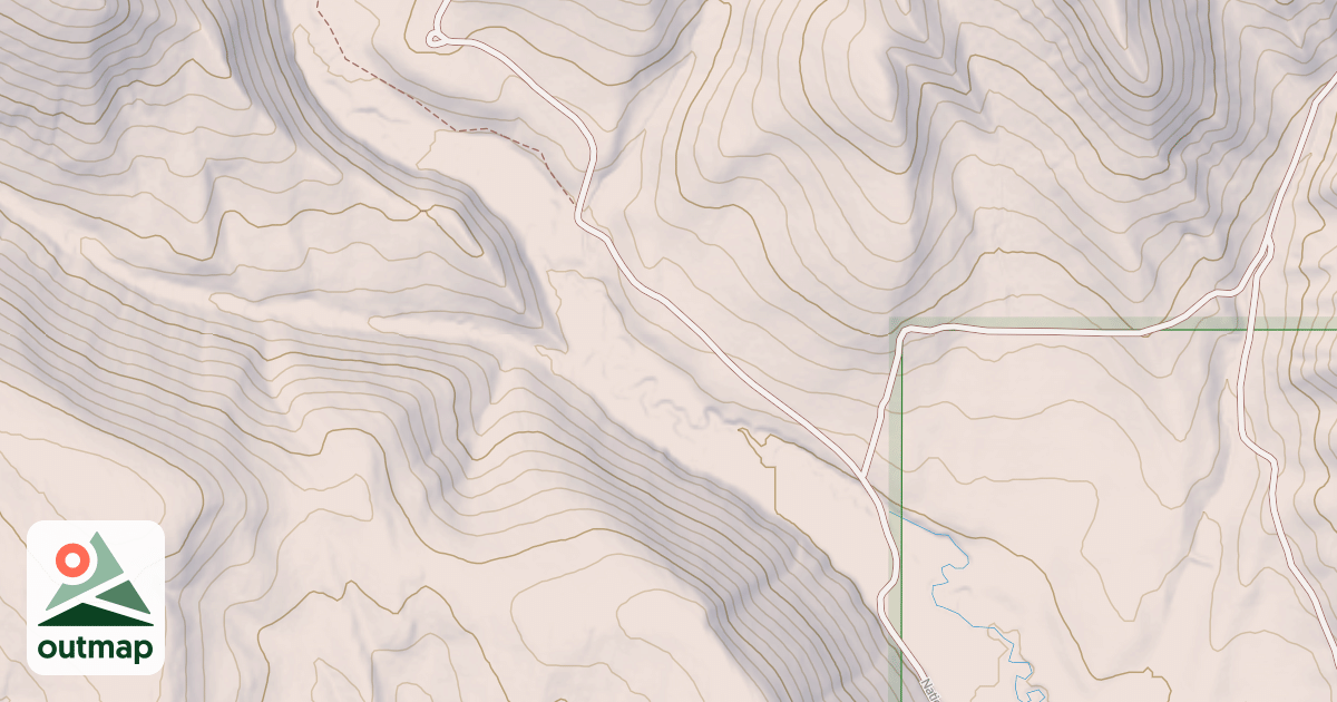 Map of DRY CREEK