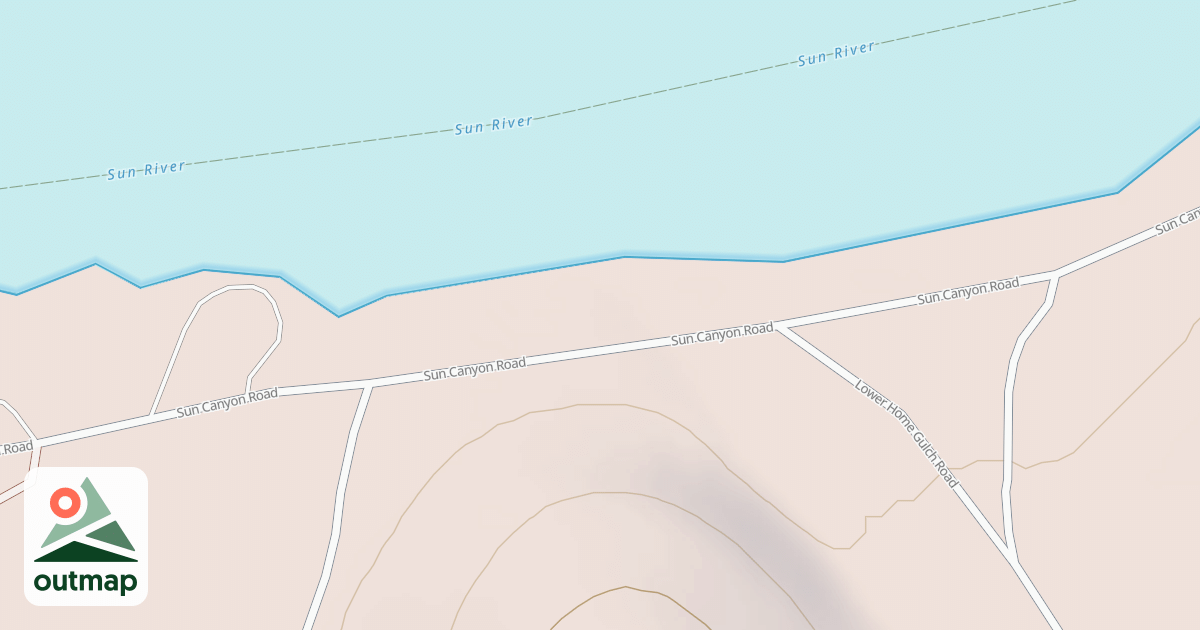 Map of DIVERSION LAKE DISPERSED A