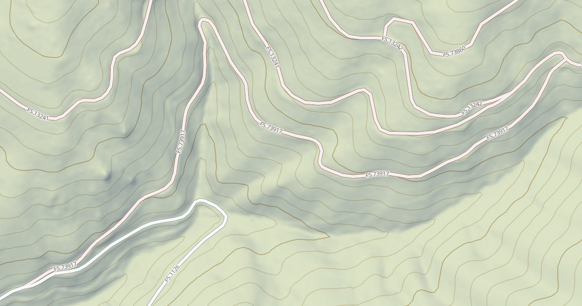 Map preview of (FDR)NORTH FORK RYE CREEK