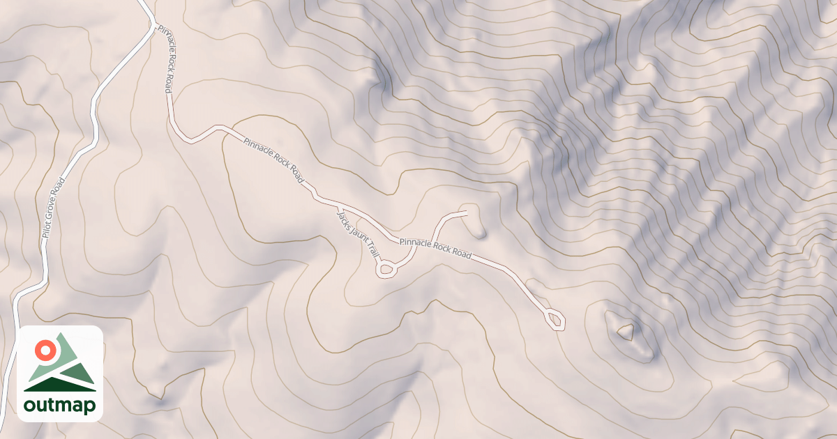 Map of PINNACLE ROCK