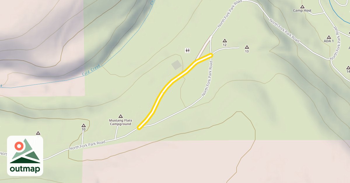 Map of Middle Gate Road