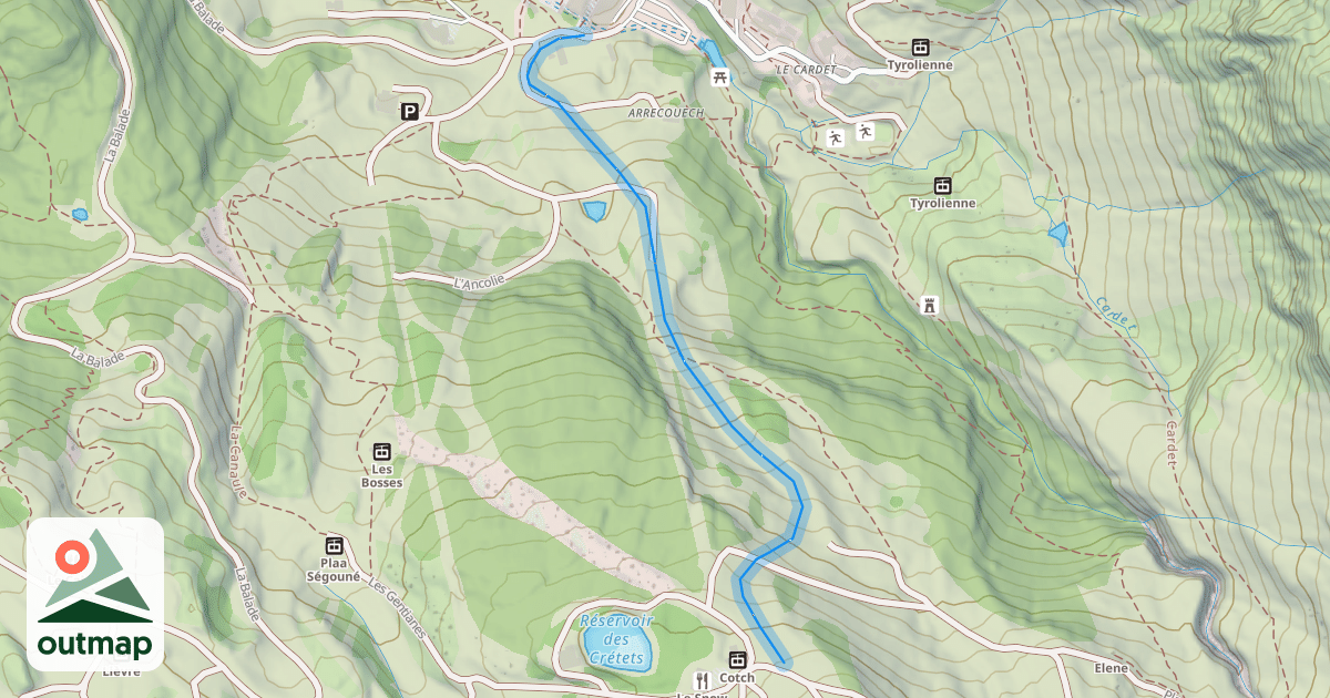 Map of La Glacière