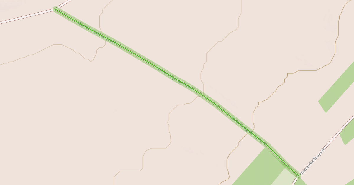 Map preview of Chemin Vingt Deux Setiers