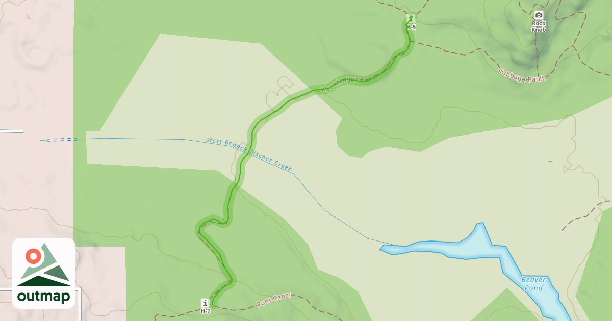 Map of Wet Meadow