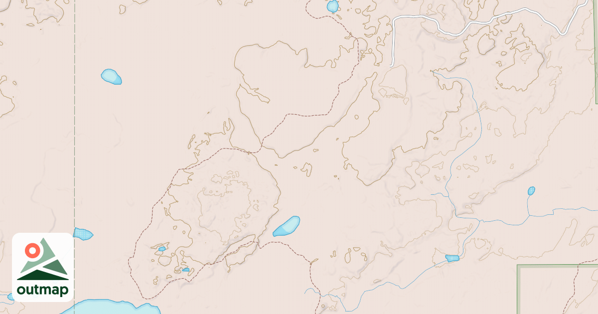 Map of Blind Lake Connector