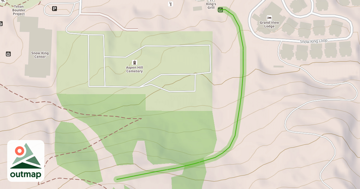 Map of Return Trail