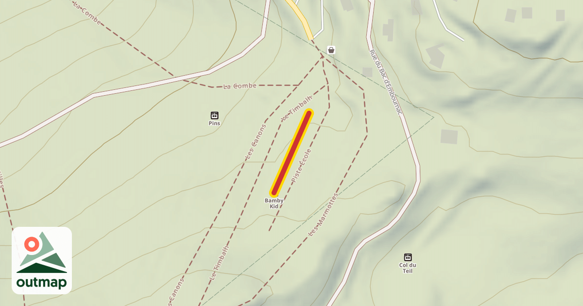 Map of Bamby Kid