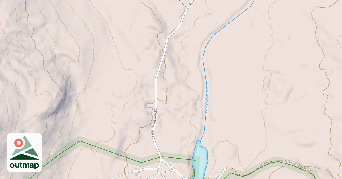 Map of Northville-Placid Trail
