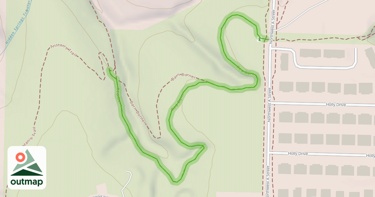 Map of Red Barn