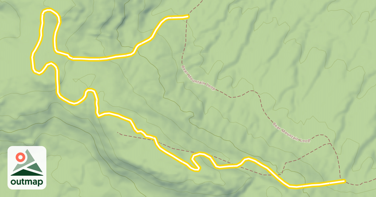 Map of Ridgeline Loop