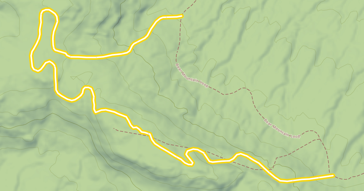 Map preview of Ridgeline Loop