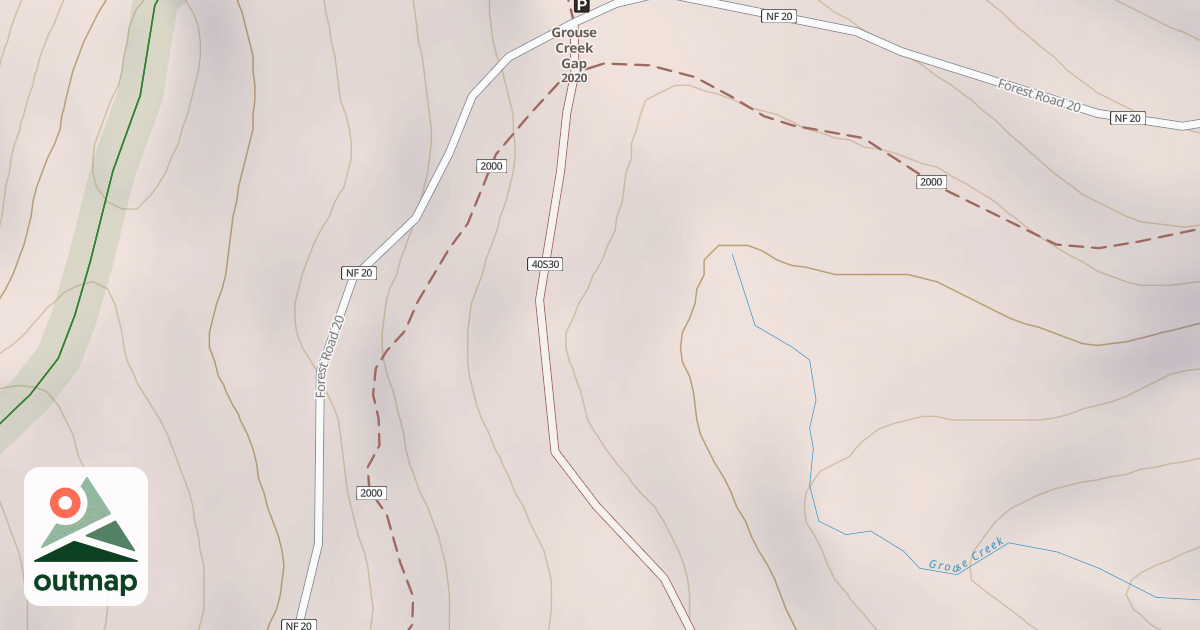Map of GROUSE SHELTER