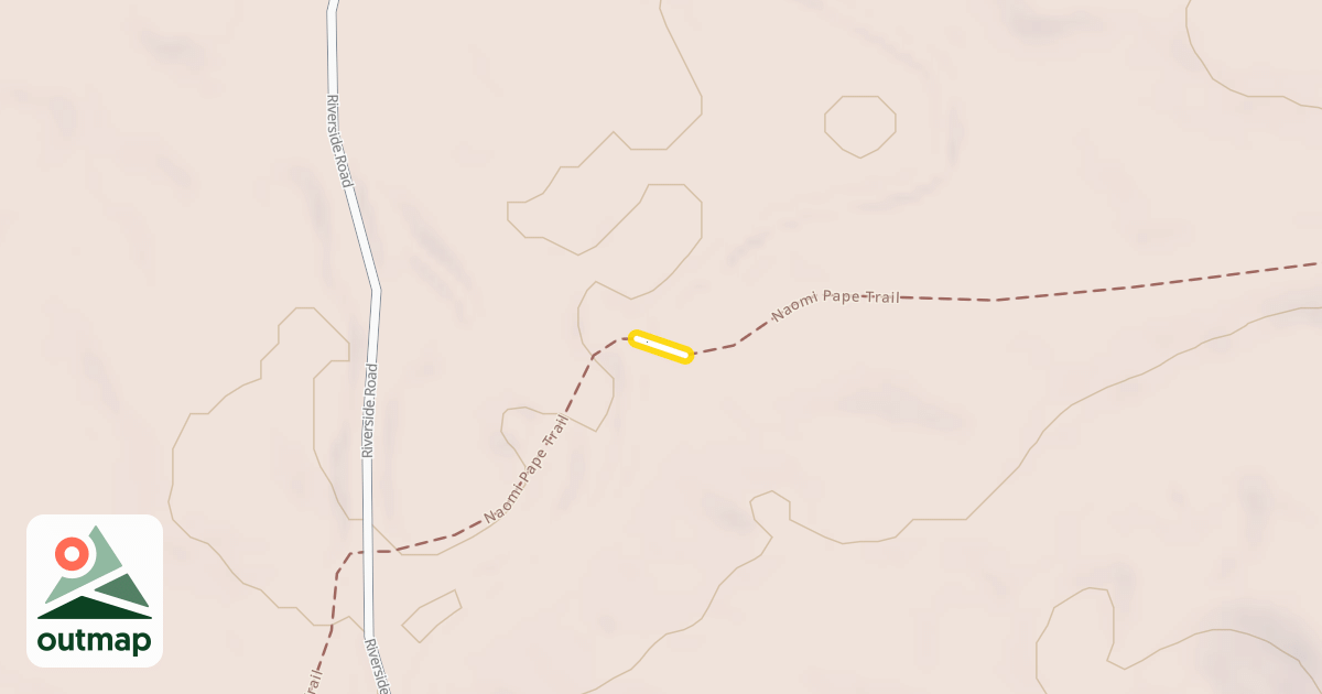 Map of Naomi Pape Trail