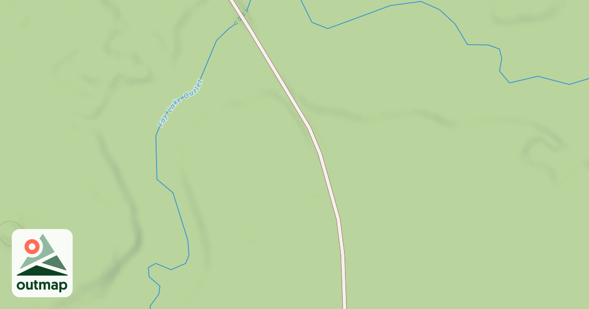 Map of FAY LAKE OUTLET