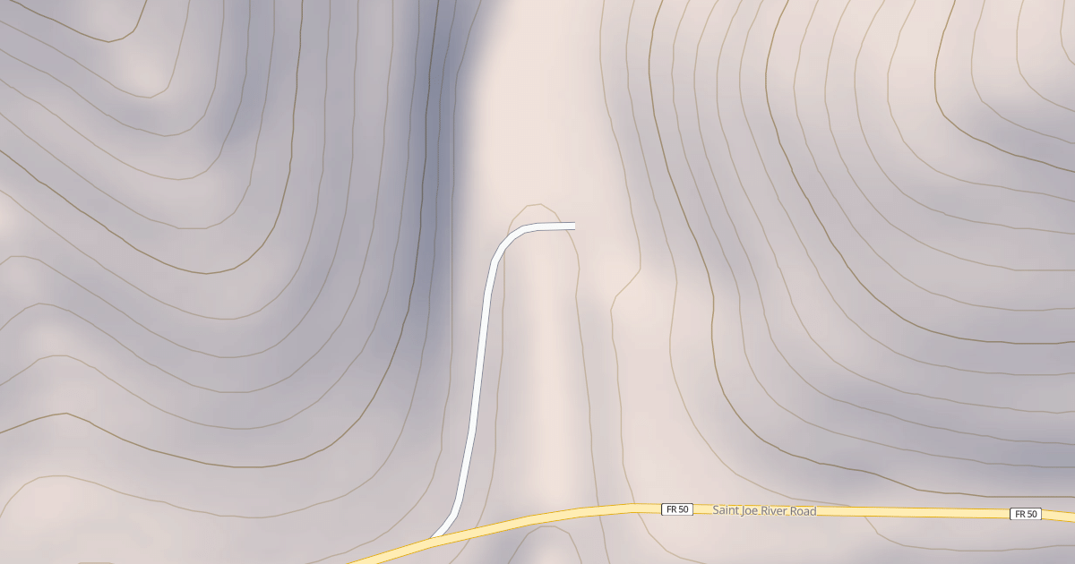 Map preview of BOTTLE CREEK