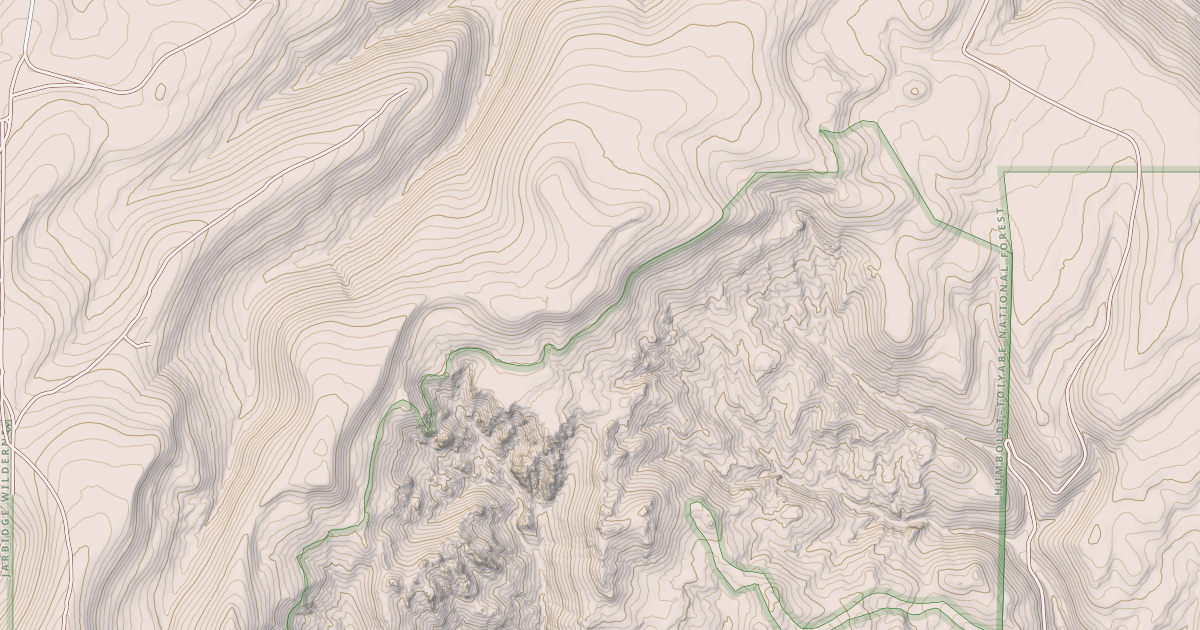 Map preview of CANYON CREEK POCKETS
