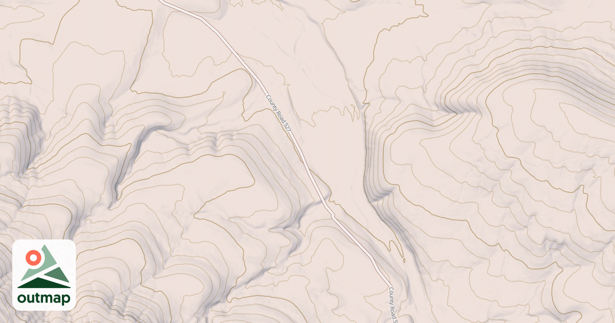 Map of NORTH BAKERS CREEK