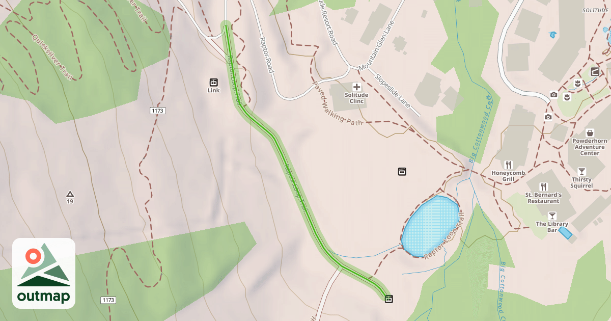 Map of Raptor Loop Trail