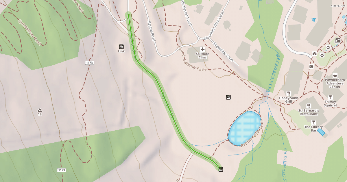Map preview of Raptor Loop Trail
