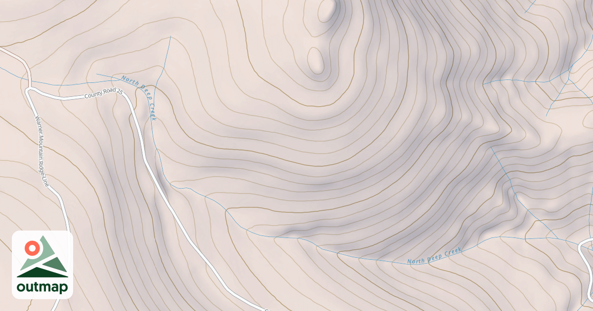 Map of DEEP CRK SPUR E
