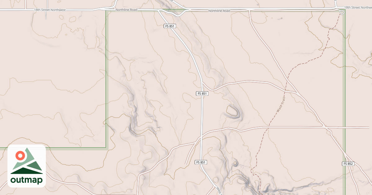 Map of (FDR) WEST SQUARE CR