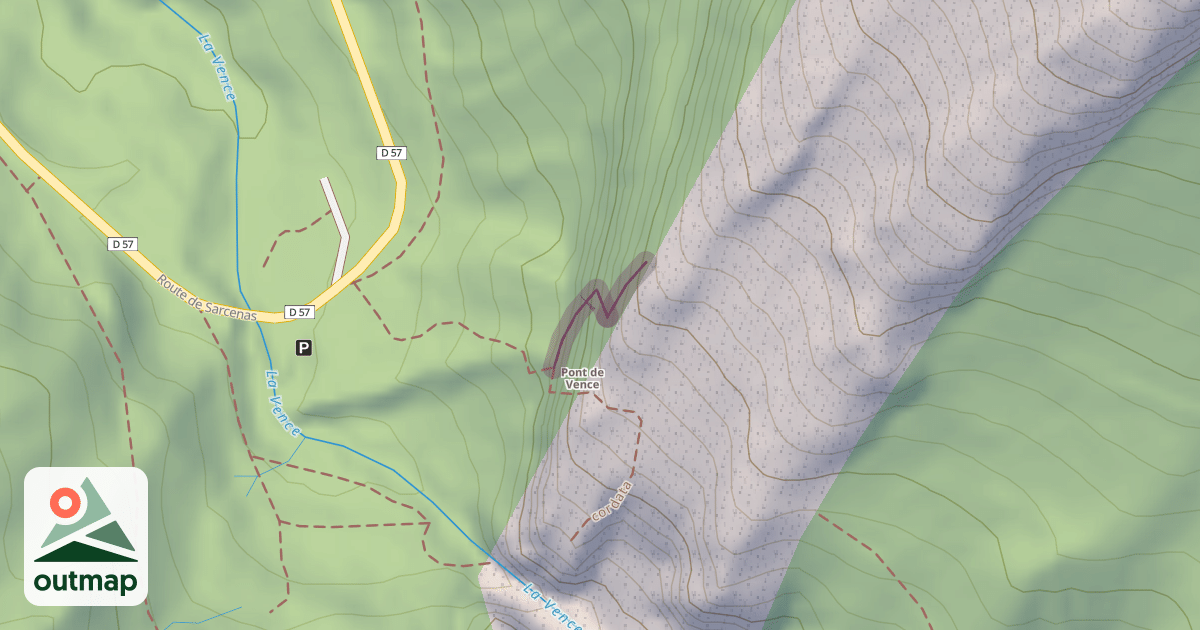 Map of Climbing Site